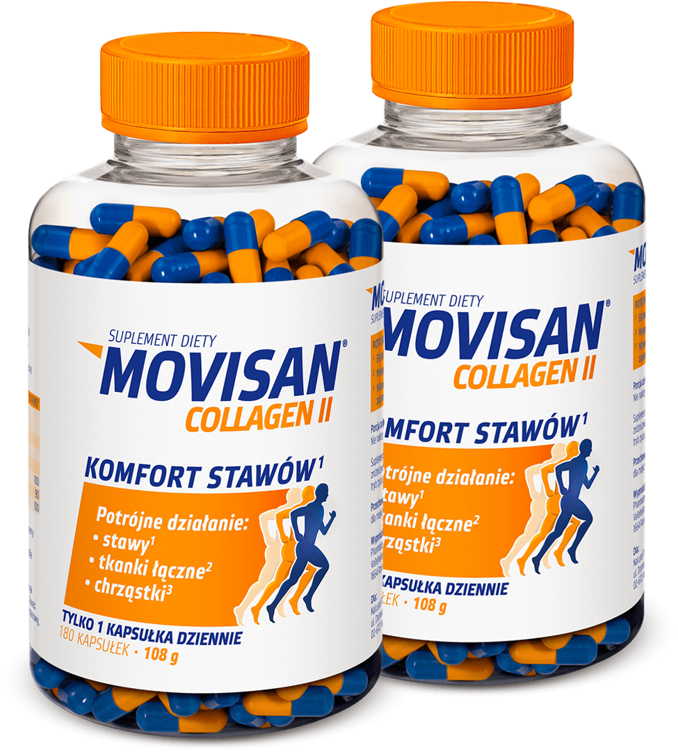 Natural Pharmaceuticals Movisan® Collagen II Opakowanie suplementu diety Movisan® Collagen II.